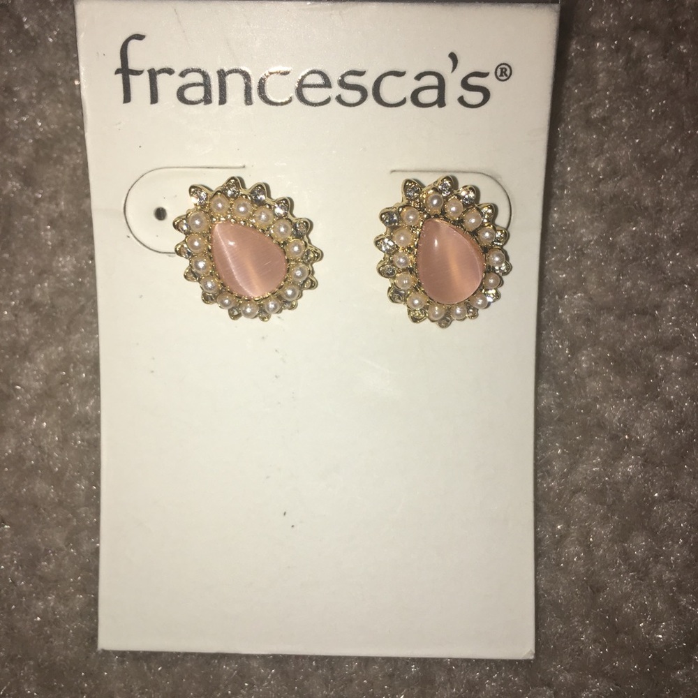 Francesca’s Blush Studs